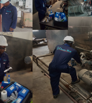 Chemical treatment of Boiler, Chiller & Cooling Tower water
